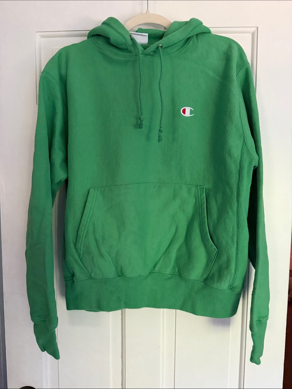 Champion Bright Green Hooded Sweatshirt, medium